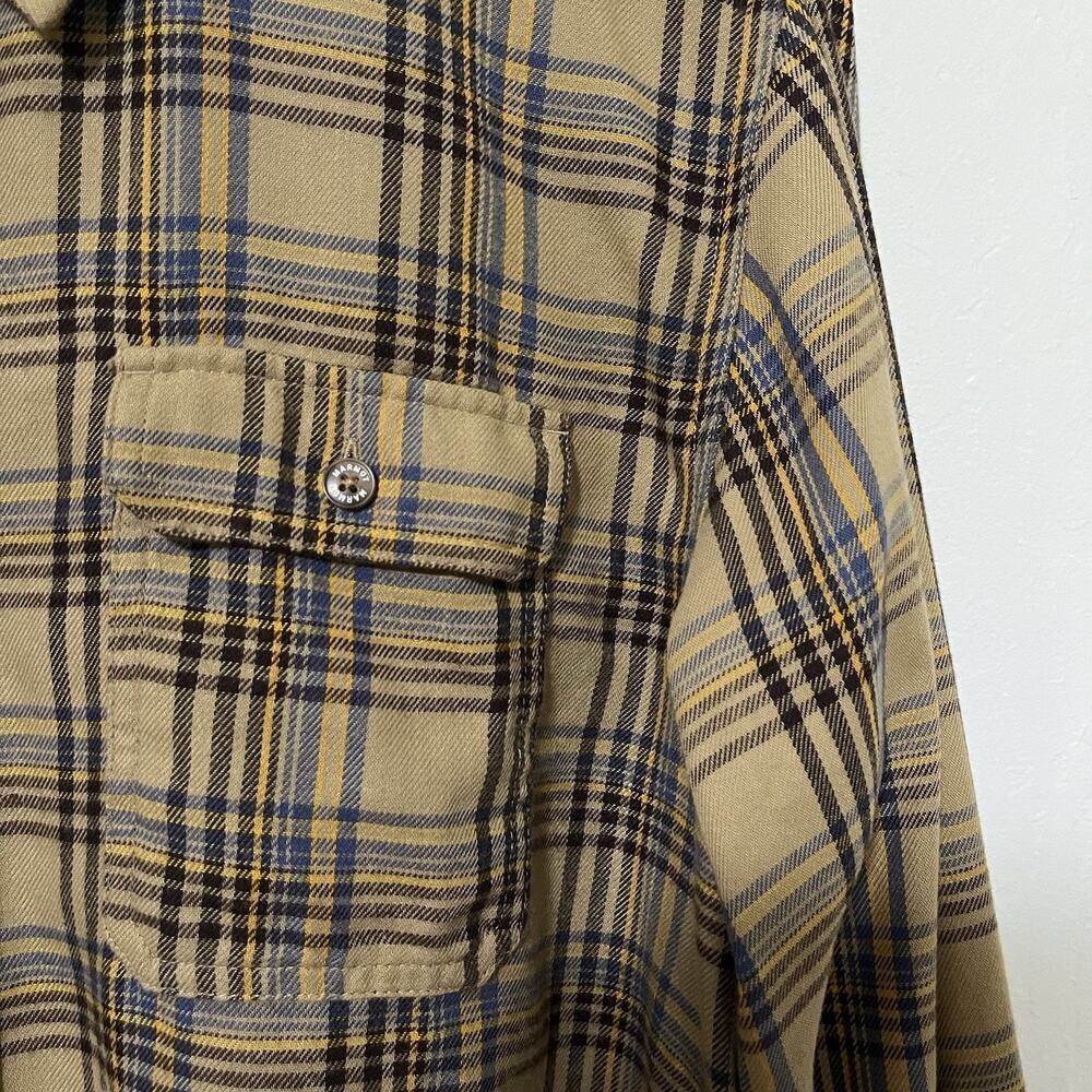 Marmot Mens Bayview Midweight Plaid Flannel Shirt Size L Country Ranch‎ Outdoors - Picture 5 of 7